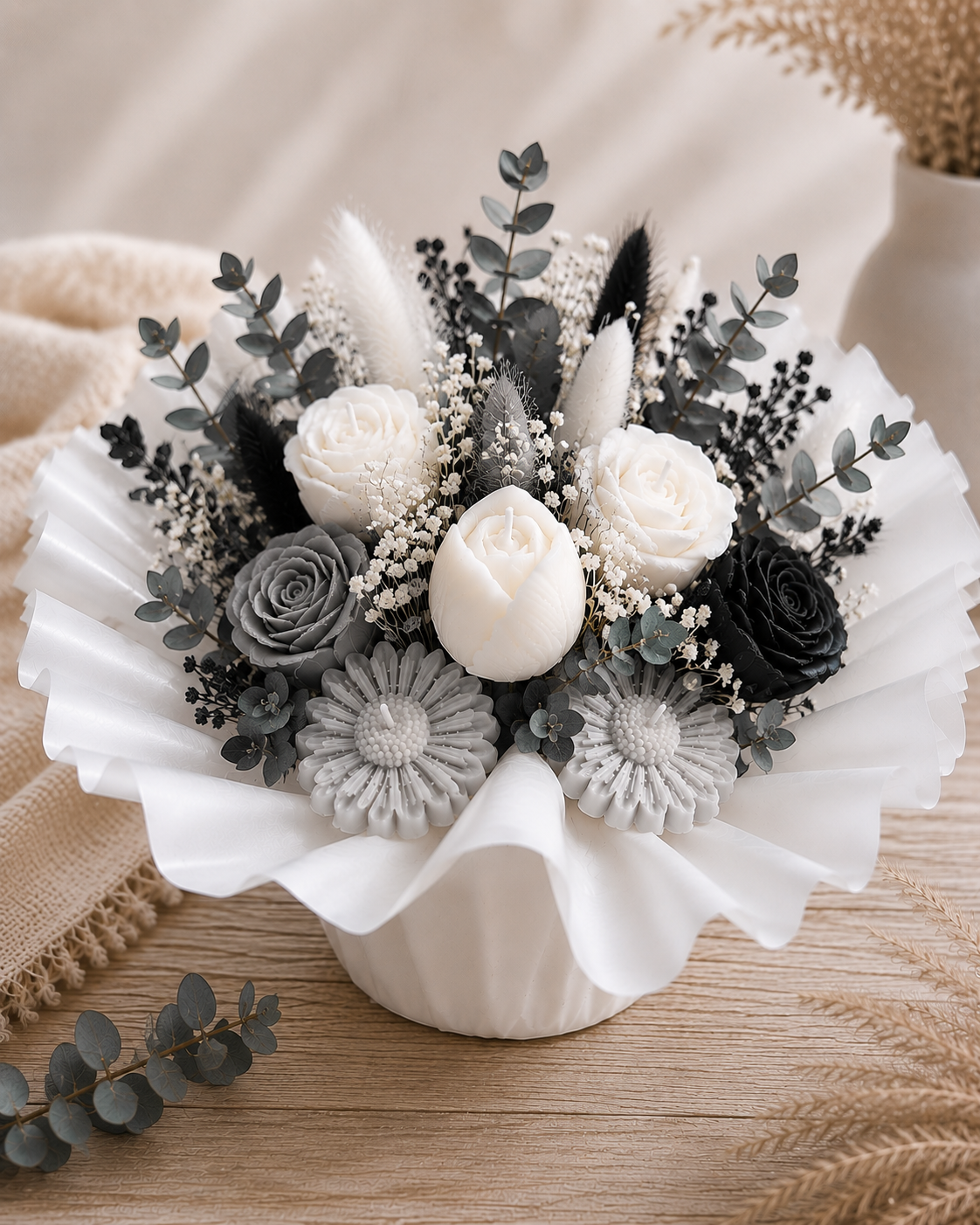 Bouquet de Bougies – Nuit de Velours