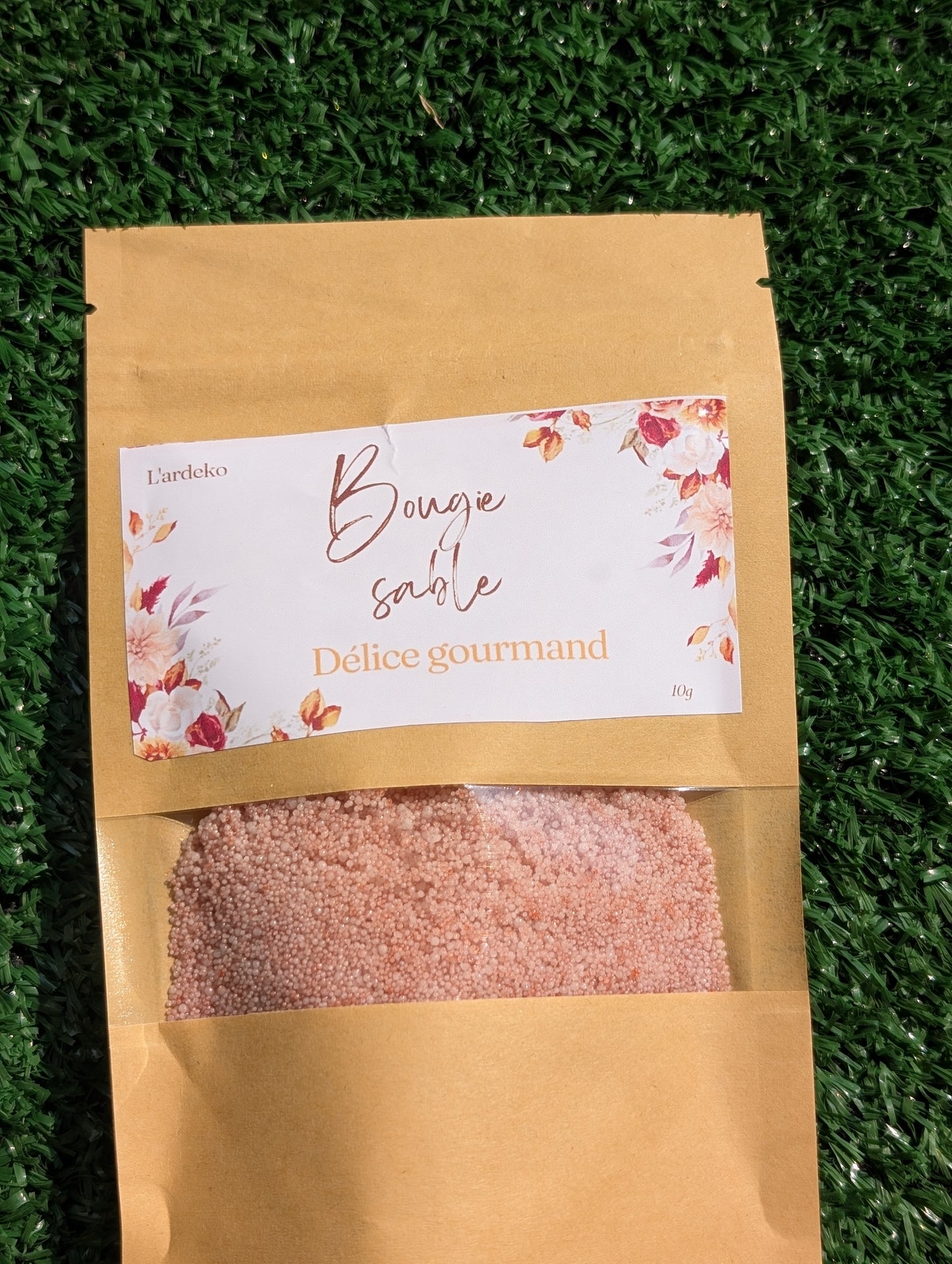 ✨ Sable de bougie parfumé