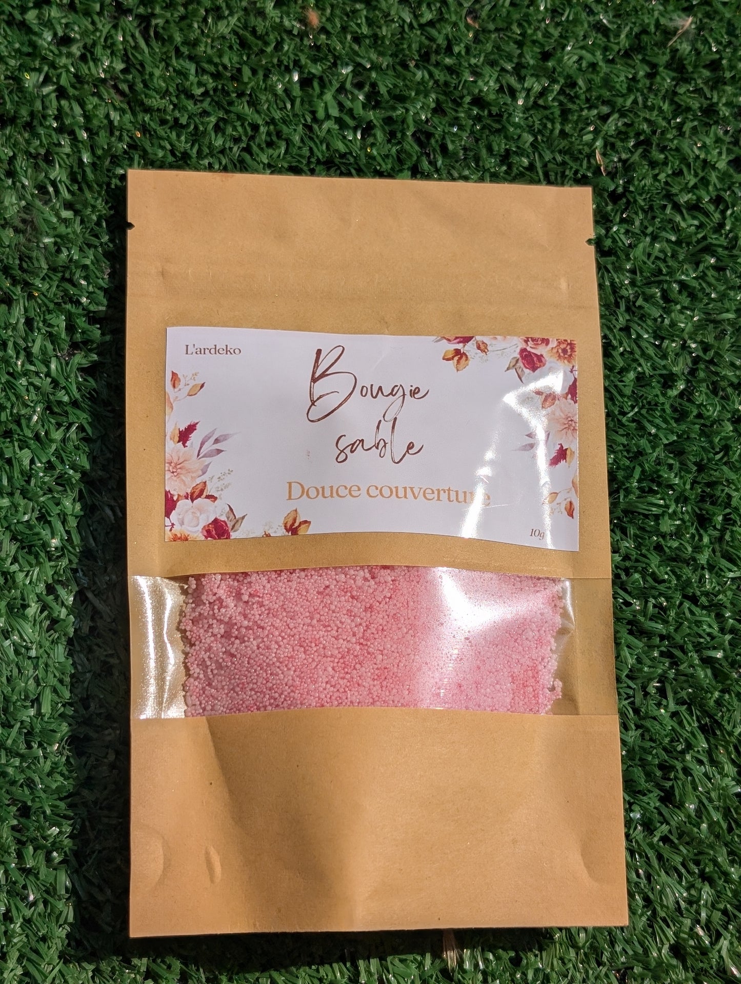 ✨ Sable de bougie parfumé