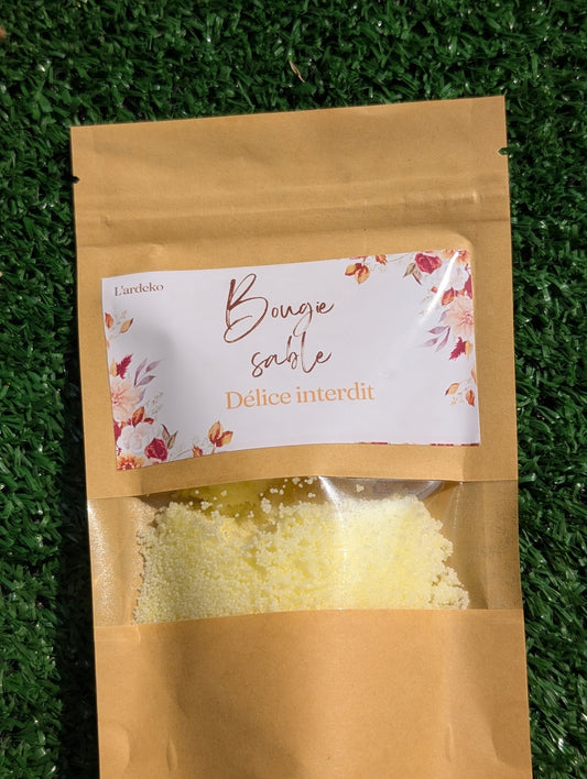 ✨ Sable de bougie parfumé