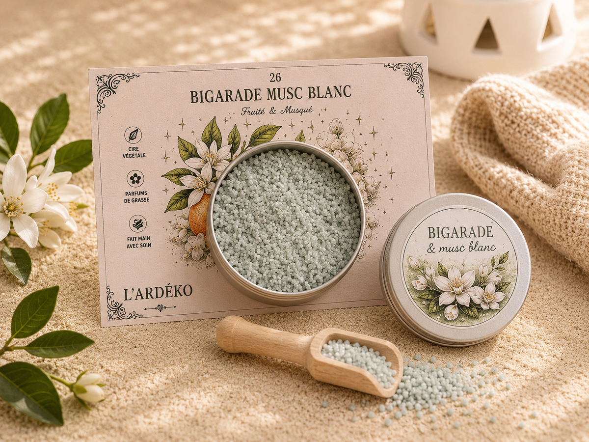 Fondant Sable – Bigarade & Musc Blanc