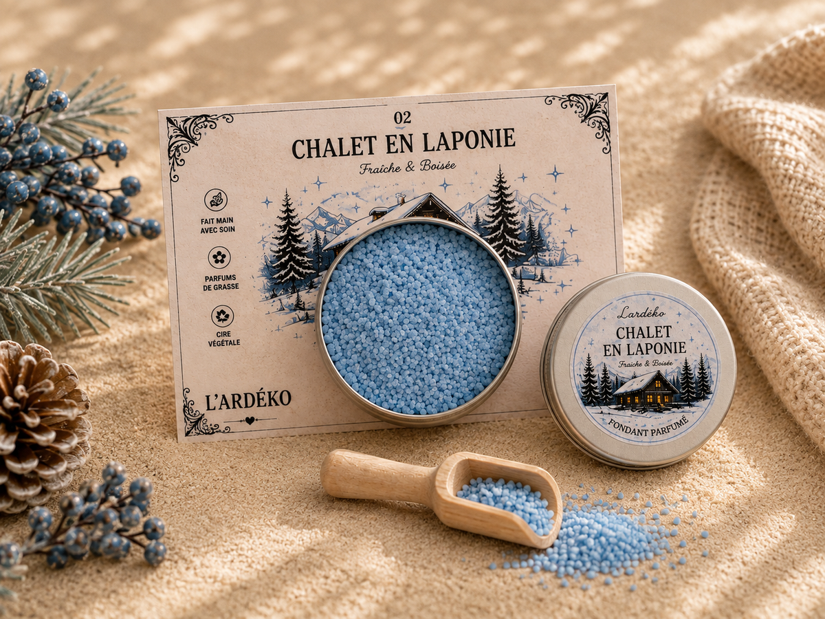 Fondant Sable – Chalet en Laponie