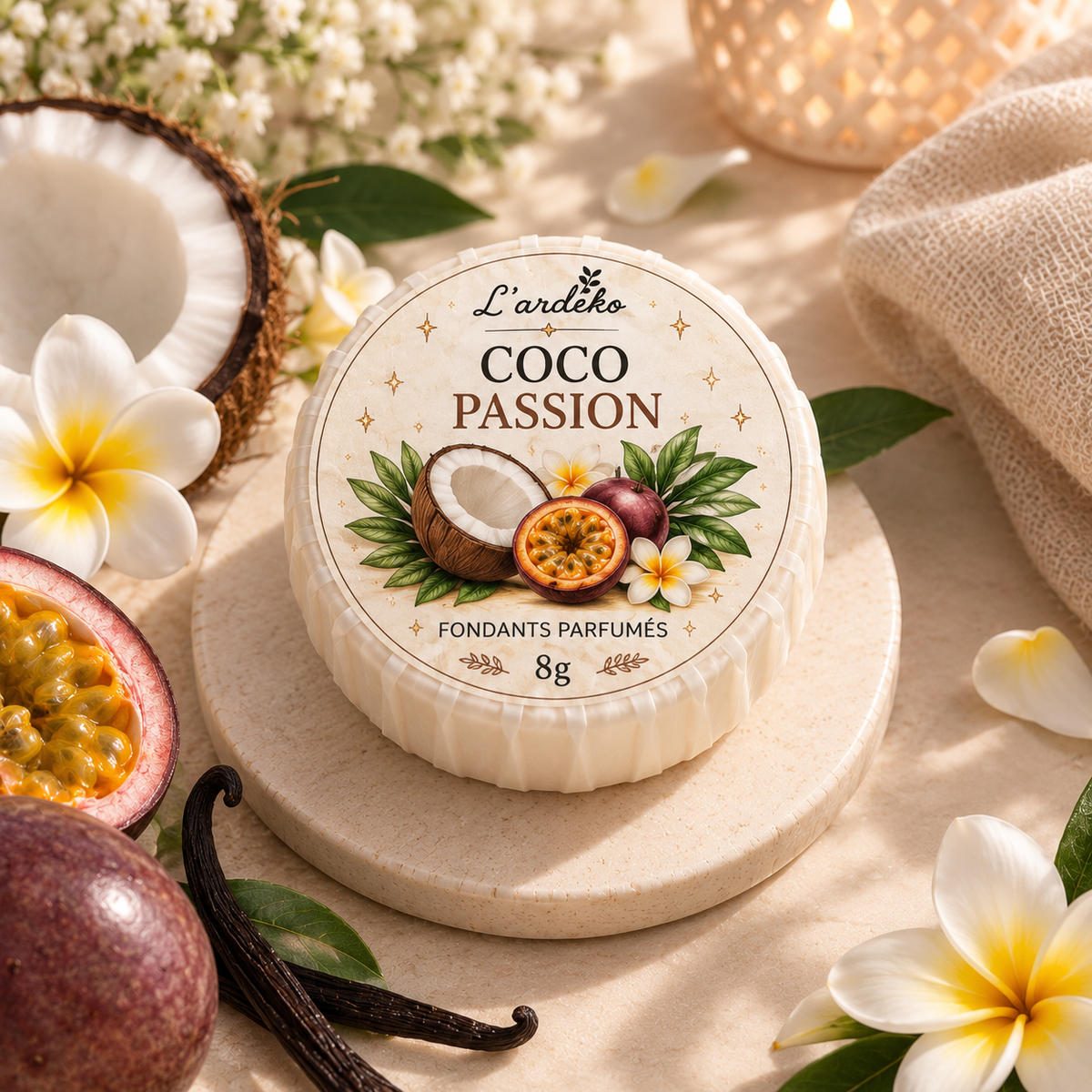 Fondant en galet – Coco Passion