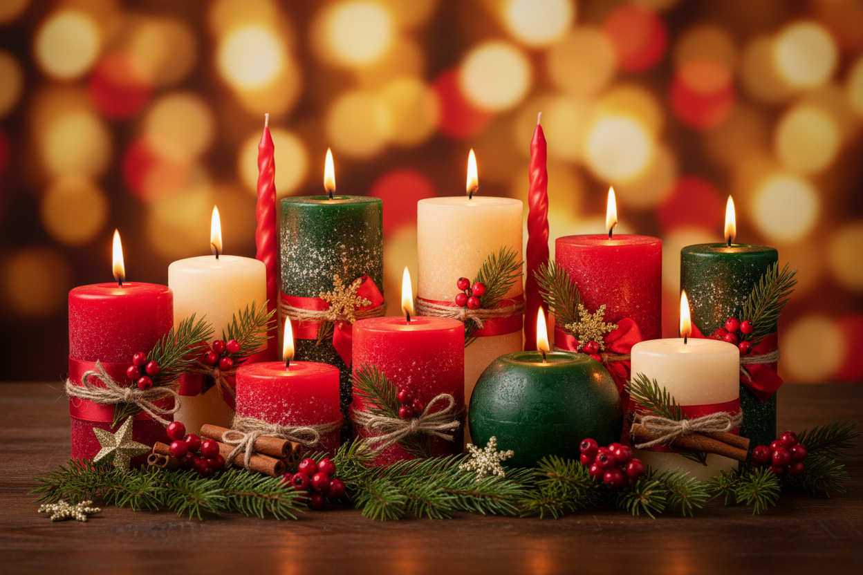 Collection Noël bougies 