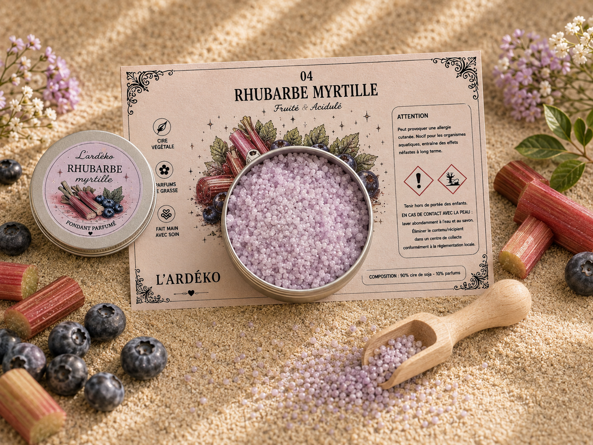 Fondant Sable – Rhubarbe Myrtille