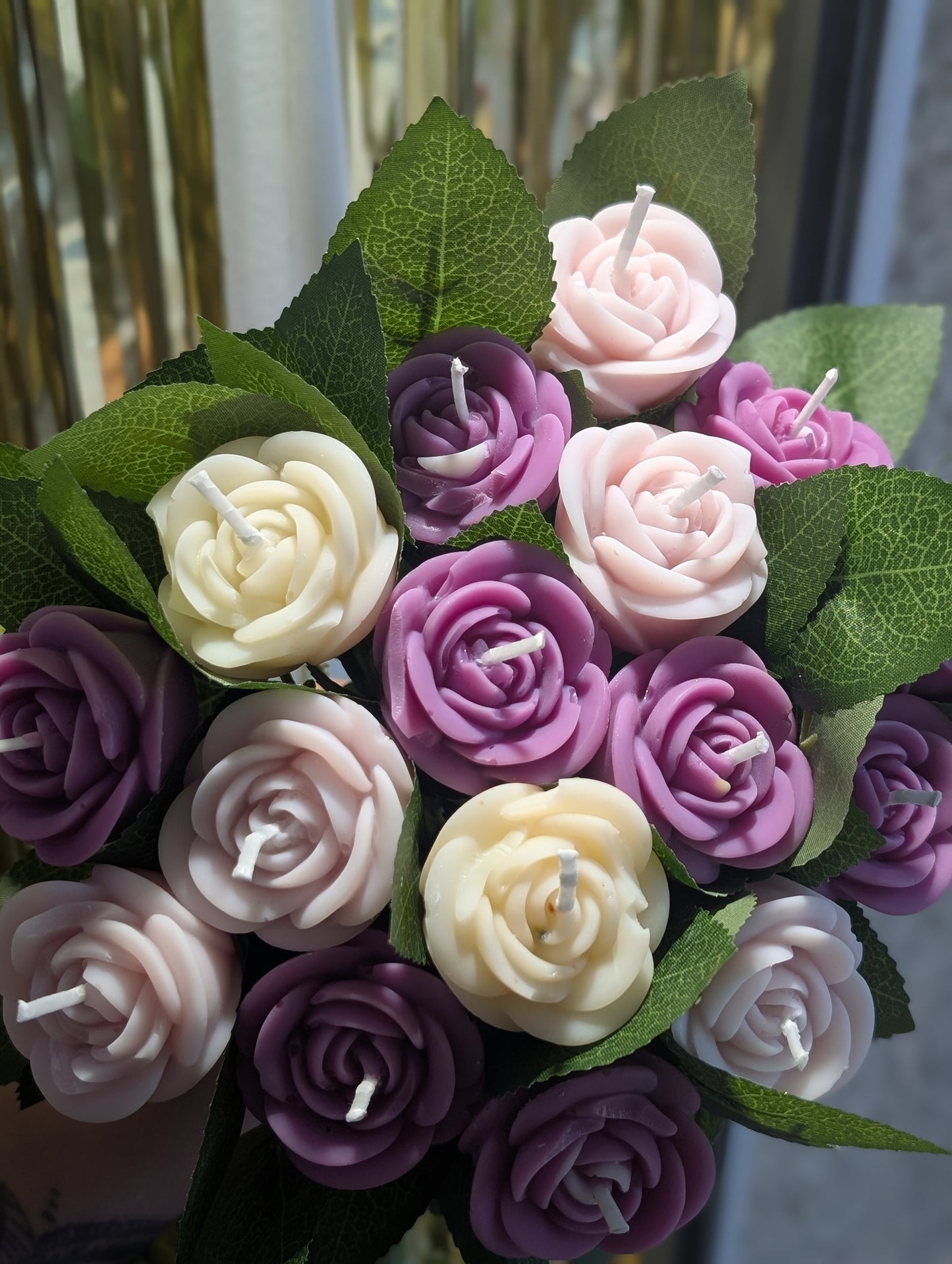 Rose bougie