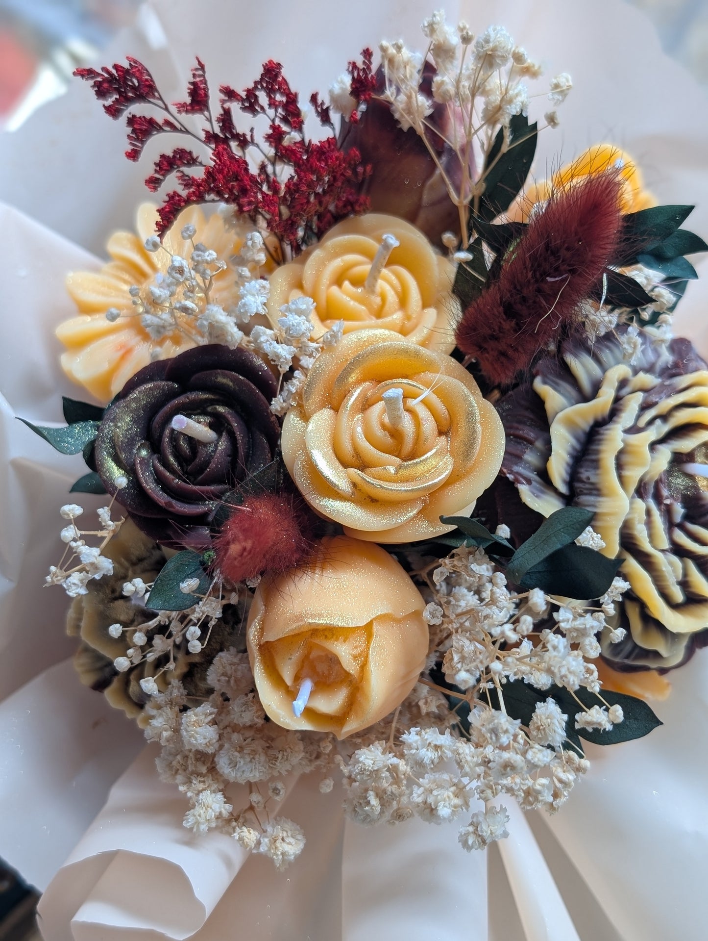 Bouquet de bougies douce lueur