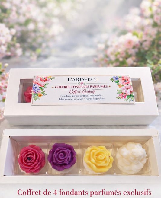 🌸 Coffret de 4 Fondants Parfumés Exclusifs 🌸
