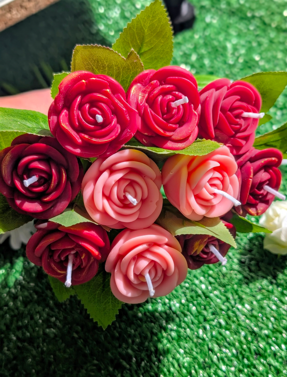 Rose bougie